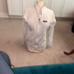 Patagonia Women's Pale Gray Full-Zip Bomber Jacket